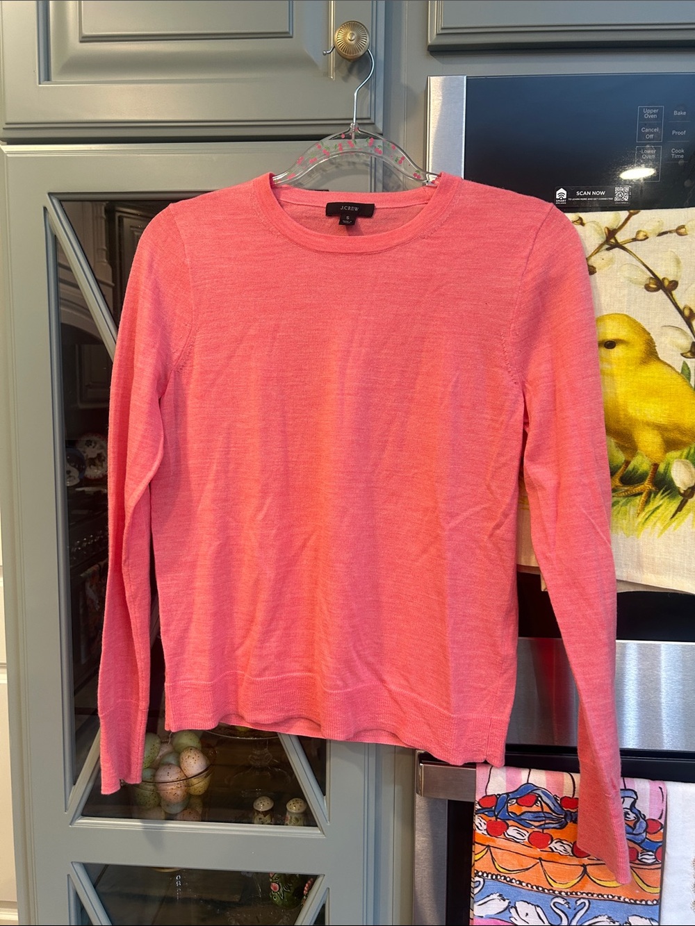 J. Crew Merino Wool Coral Pink Women's Sweater Size Small